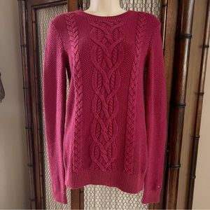 Tommy Hilfiger Ribbed Crew Neck Knit Sweater